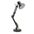 CHARLESTON: "Architect" table lamp, black, E27 socket