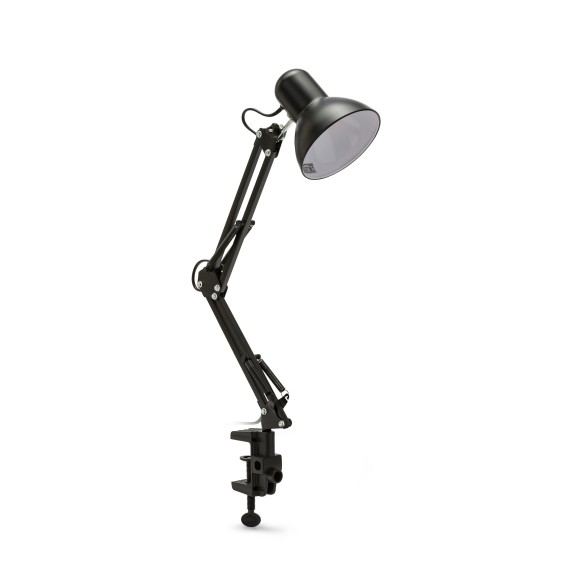 CHARLESTON: "Architect" table lamp, black, E27...