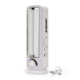TWIX: Lampada di emergenza ricaricabile 2 tubi LED, 300lm. 23cm