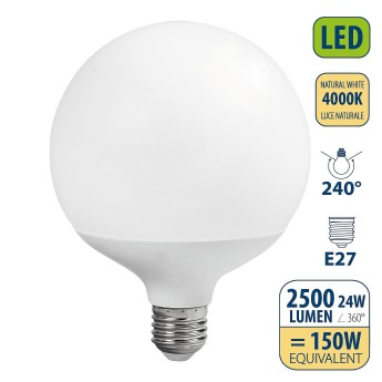SMD-LED-Lampe, G125-Sockel, 24 W/2500 lm, E27-Fassung,... 2