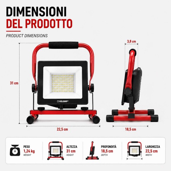 WAINGRO 50W: 50-W-SMD-LED-Arbeitsleuchte mit...