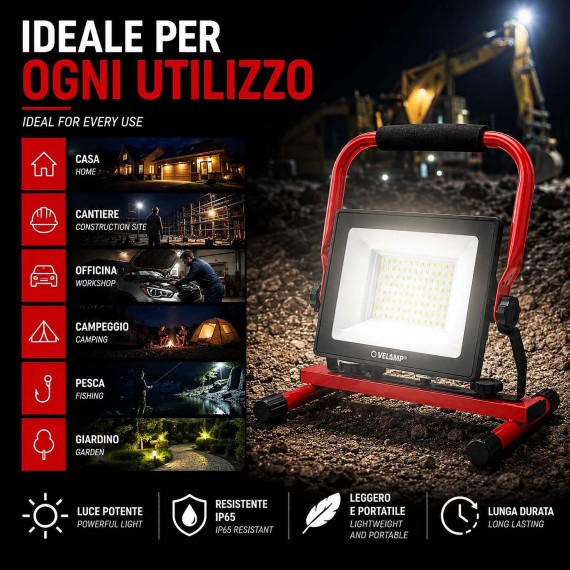 WAINGRO 50W: 50-W-SMD-LED-Arbeitsleuchte mit...