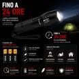STEEL: 10W LED aluminum flashlight with integrated zoom