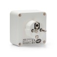 Front biplite 2+P 16A + 6A with night light, 1 USB-A socket and 1 USB-C socket