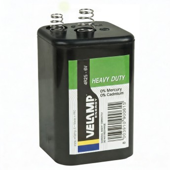 Pila zinco carbone quadrata, 4R25, 6V