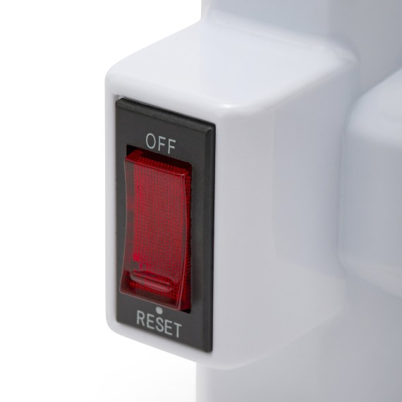 Three-socket 10/16A adapter with Schuko and one...