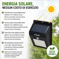 DORY: 350 lumen solar wall light with motion detector
