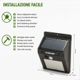 DORY: 350 lumen solar wall light with motion detector