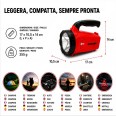 HORNET 10W: Rechargeable 10W/700lm headlight. IP43 with USB cable. Red