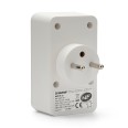 Biplite frontale 2+P 16A + 6A con 2 prese USB-A e 2 prese USB-C