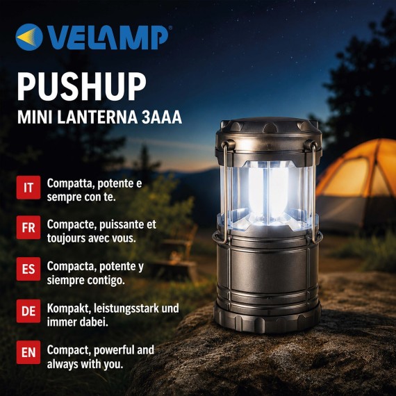 PUSHUP: 3AAA Mini-Laterne