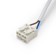VELAMP Lampadina LED da Cantiere E27 con Cavo e Morsettiera, 9W 60W, 820 Lumen, 4000K Luce Naturale, Installazione Rapida, Lamp