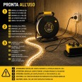 RibbON 50m: striscia LED IP65 65.000 lumen. Con avvolgitore, 50metri