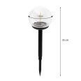 Solar LED filament stake, 10cm diameter. Black.