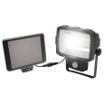 INCA: 1600 Lumen LED-Scheinwerfer mit Solarladung und Bewegungsmelder