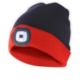 cap with rechargeable LED front light 