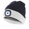 cap with rechargeable LED front light 