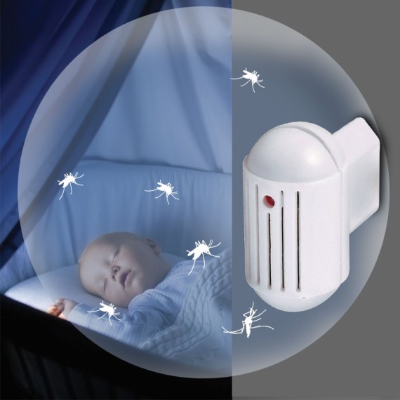 Enchufe eléctrico repelente de mosquitos ultrasónico