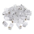 100 connectors to crimp CAT6 UTP